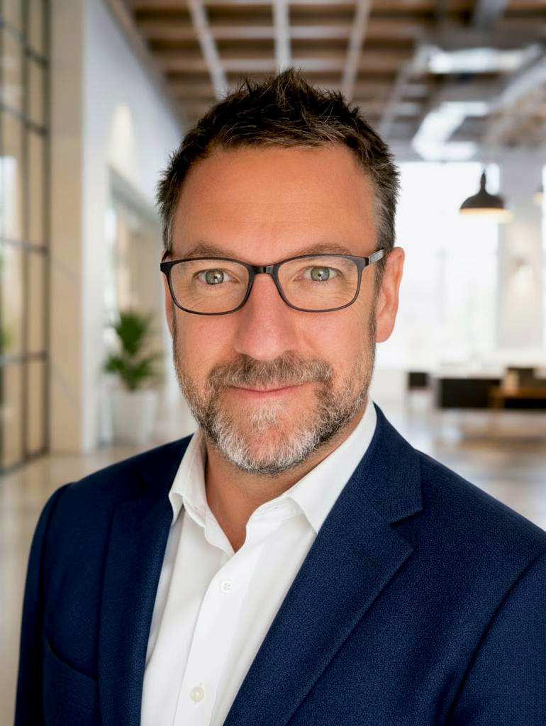Corporate headshot example