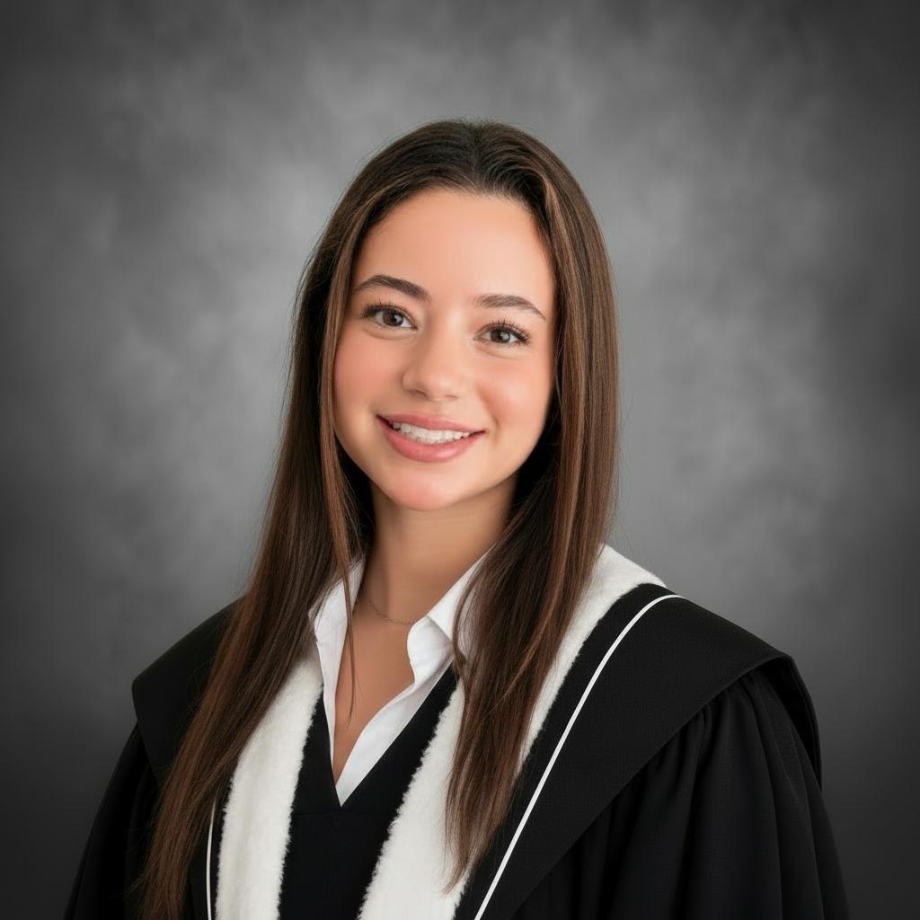 Graduation photo example